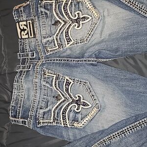 Mens Rock Revival Jeans Size 34